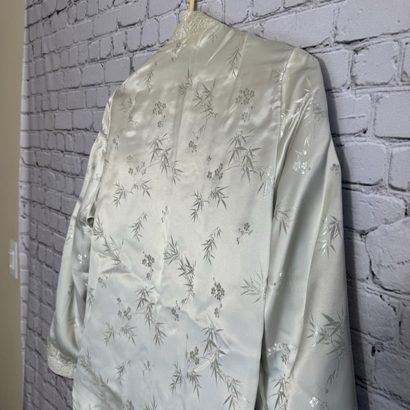 VTG PEONY BRAND Shanghai China Silk Jacket Blazer Asian Kimono Reversible Sz MED - Picture 13 of 14
